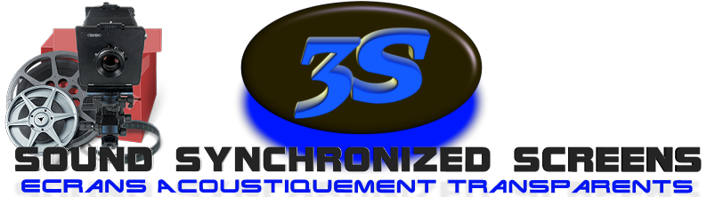 ECRANS DE PROJECTION ACOUSTIQUEMENT TRANSPARENTS EN TOILE TISSEE